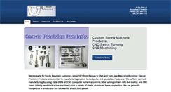 Desktop Screenshot of denverprecisioncncturning.com